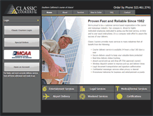 Tablet Screenshot of classic-couriers.com